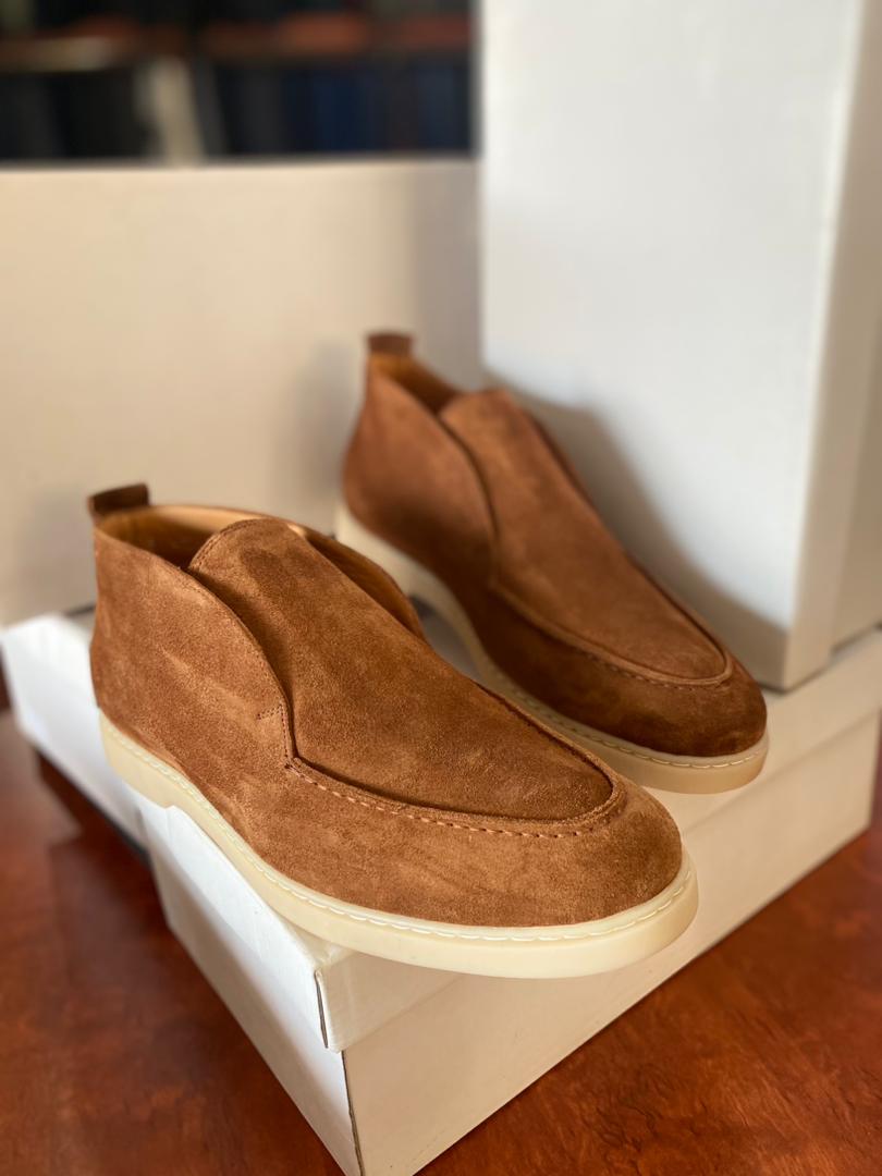 Boris Becker Peto Camel Suede