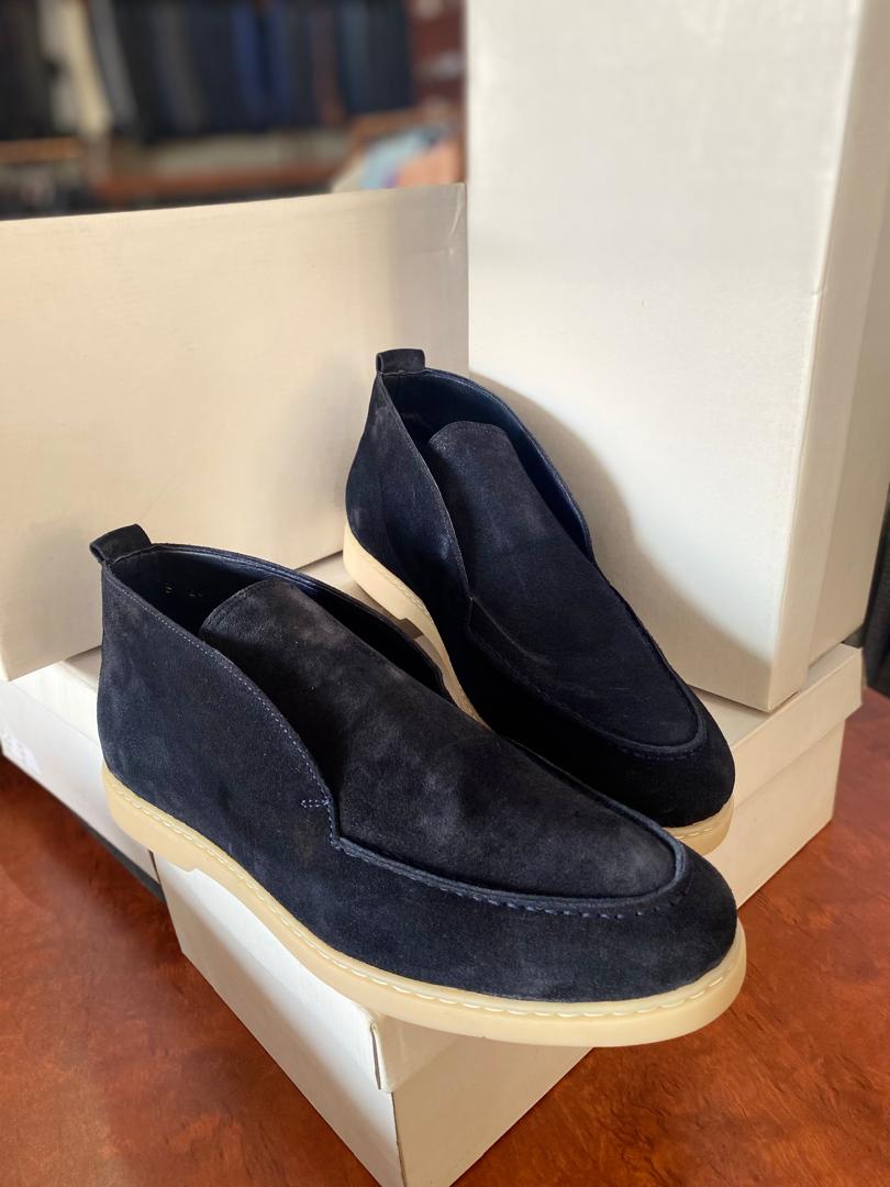 Boris Becker Peto Navy Suede
