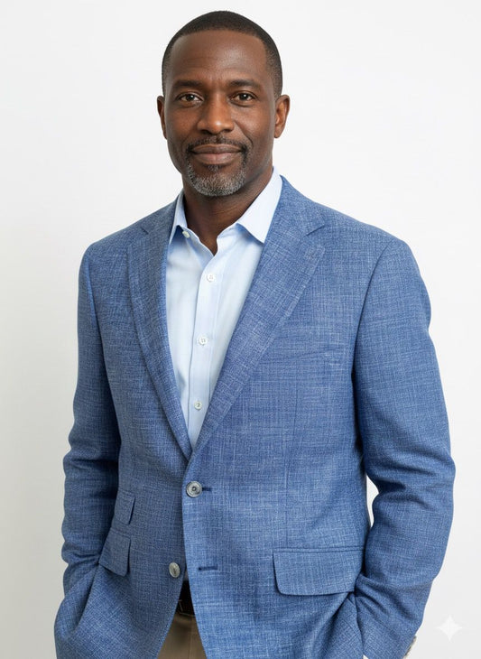 Joseph Abboud Blue Fleck Blazer