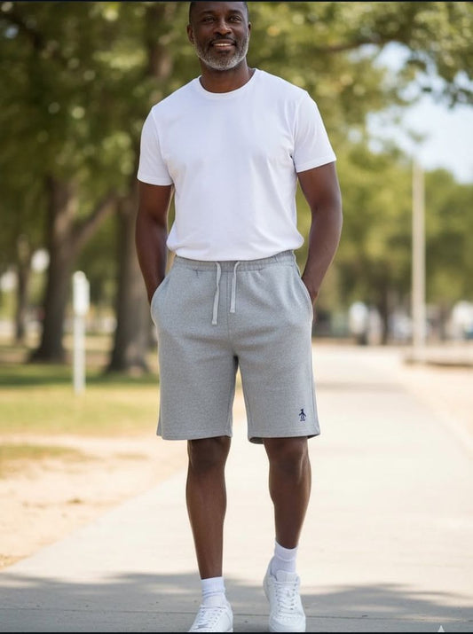 PENGUIN HEATHER GREY SHORTS