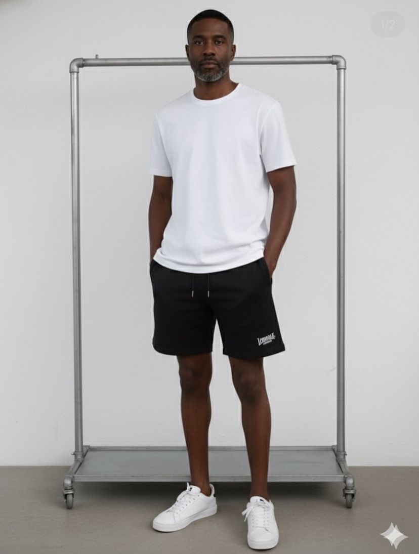 Lonsdale Black Shorts