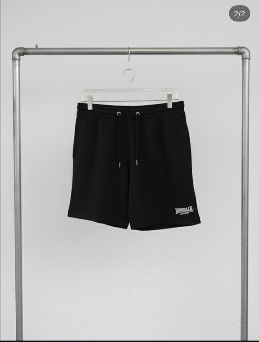 Lonsdale Black Shorts