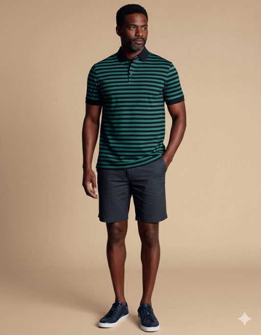 Charles Tyrwhitt Navy Cotton Chino